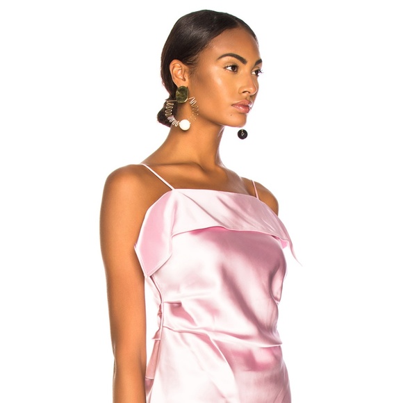 HELMUT LANG Draped Satin Top MSRP $395 - Picture 6 of 6